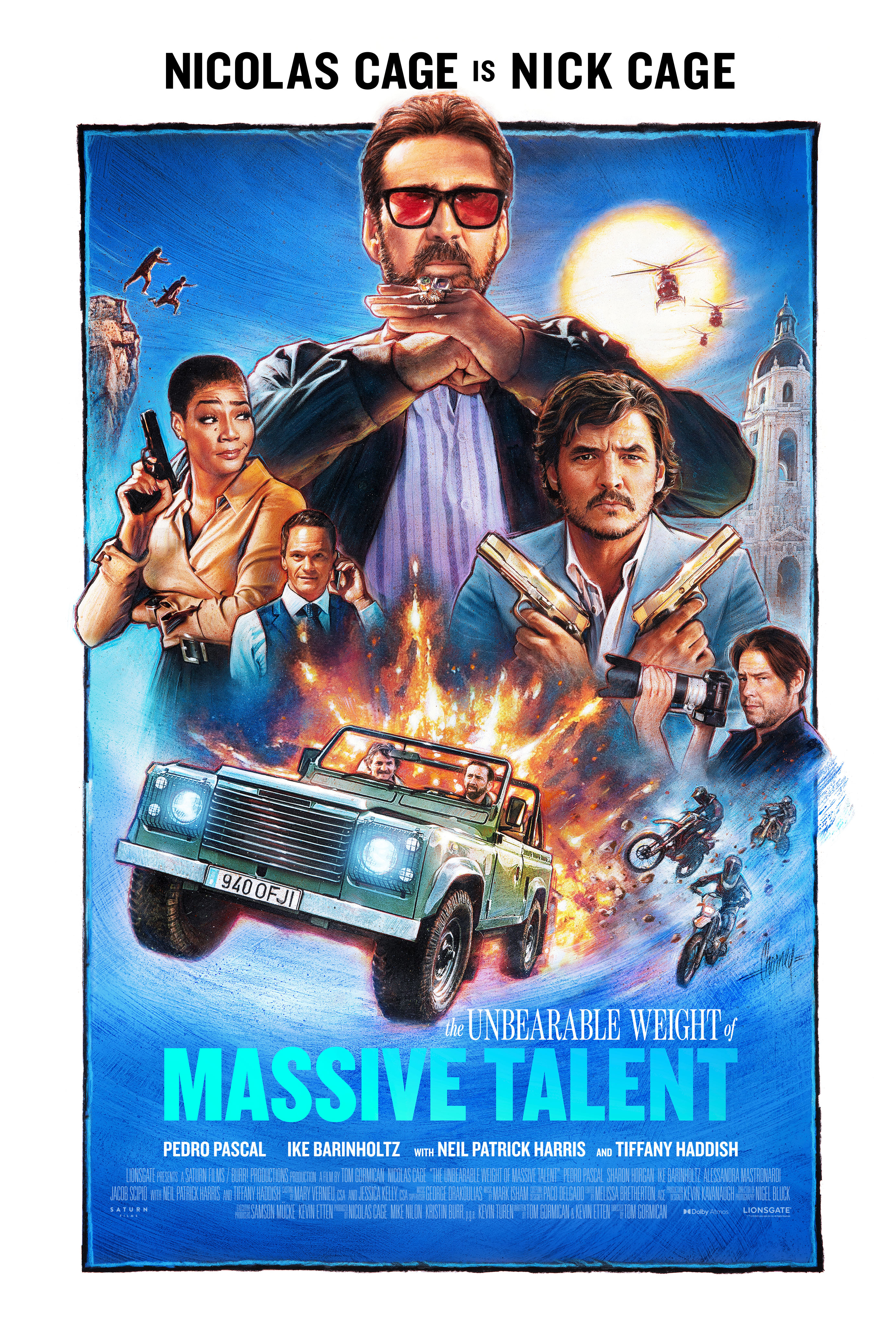 The Unbearable Weight of Massive Talent 2022 English 720p HDRip 800MB Download