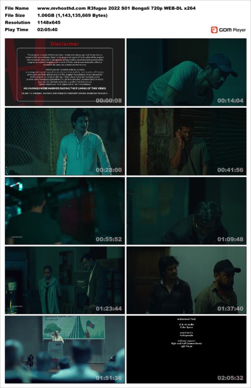 www.mvhosthd.com R3fugee 2022 S01 Bengali 720p WEB DL x264 Snapshot