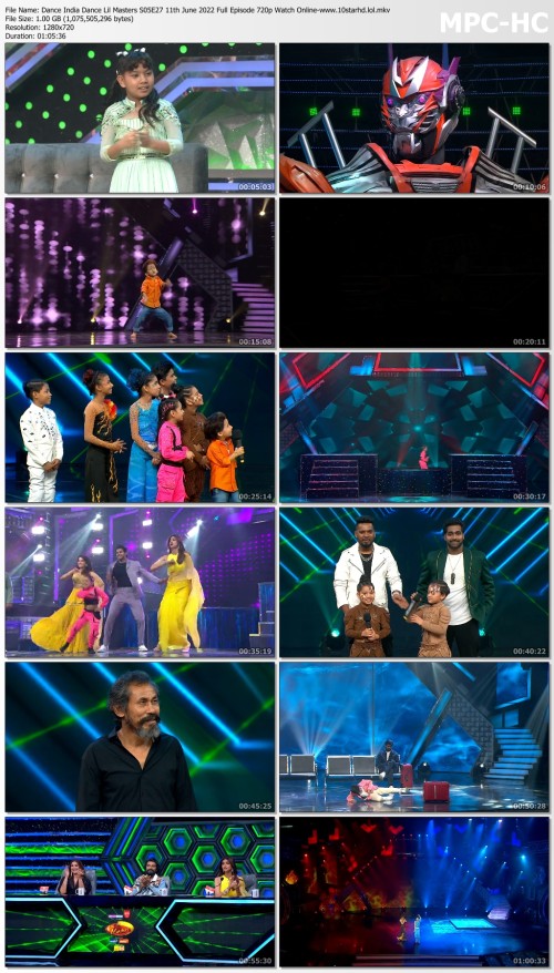 Dance India Dance Lil Masters S05E27 11th June 2022 Full Episode 720p Watch Online www.10starhd.lol.