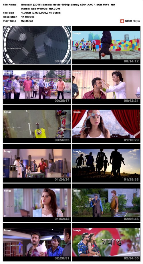 Bossgiri (2016) Bangla Movie 1080p Bluray x264 AAC 1.5GB MKV  NO Harbal Ads MVHOSTHD.COM Snapshot