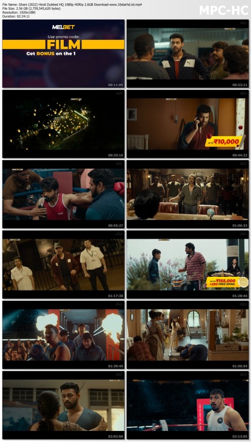 Ghani (2022) Hindi Dubbed HQ 1080p HDRip 2.6GB Download www.10starhd.lol.mp4 thumbs