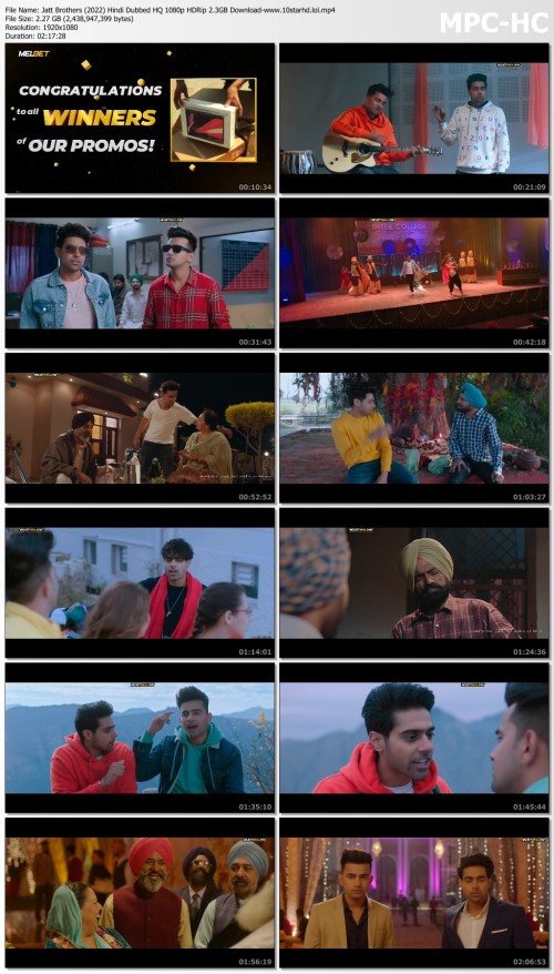 Jatt Brothers (2022) Hindi Dubbed HQ 1080p HDRip 2.3GB Download www.10starhd.lol.mp4 thumbs