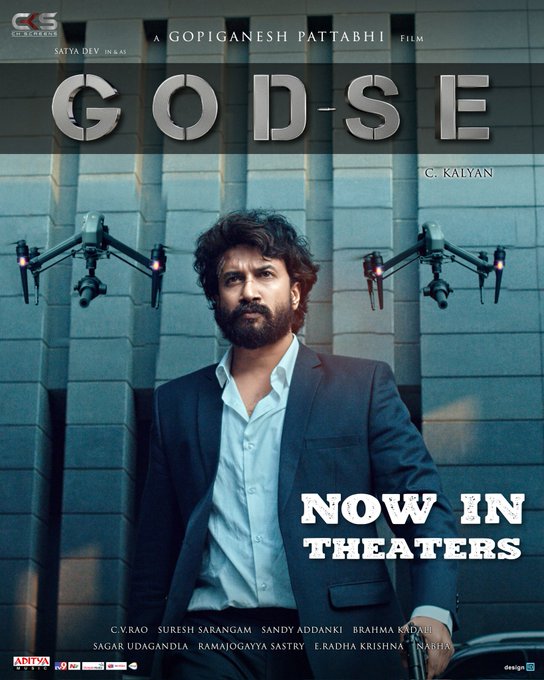 Godse 2022 Telugu 400MB HQ PreDVDRip 480p Free Download