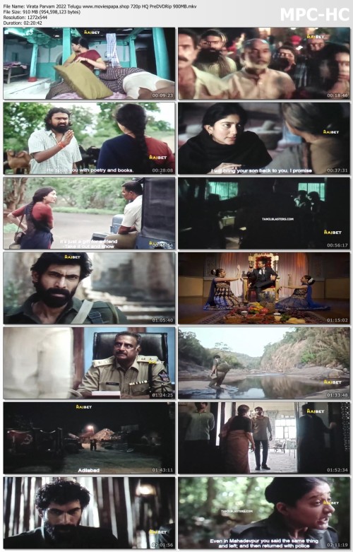 Virata Parvam 2022 Telugu www.moviespapa.shop 720p HQ PreDVDRip 900MB.mkv thumbs