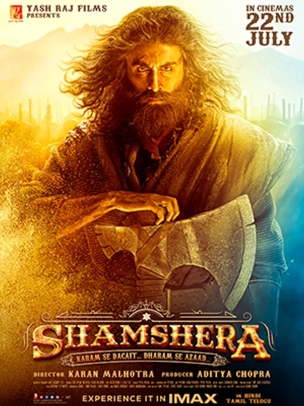 Shamshera 2022 Hindi Movie Official Trailer 2160p 4K | 1080p | 720p HDRip 242MB Download
