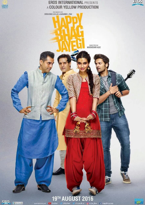 Happy Bhag Jayegi 2016 Hindi Full Movie 720p AMZN HDRip 1GB ESub Download