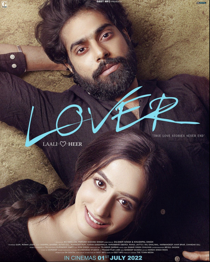 Lover (2022) 720p HQ S-PrintRip Full Punjabi Movie [1GB]
