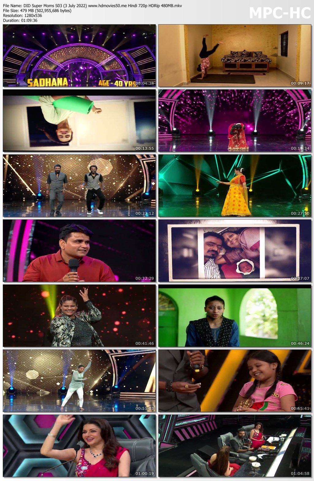 DID Super Moms S03 (3 July 2022) Hindi 720p HDRip 501MB Download ...