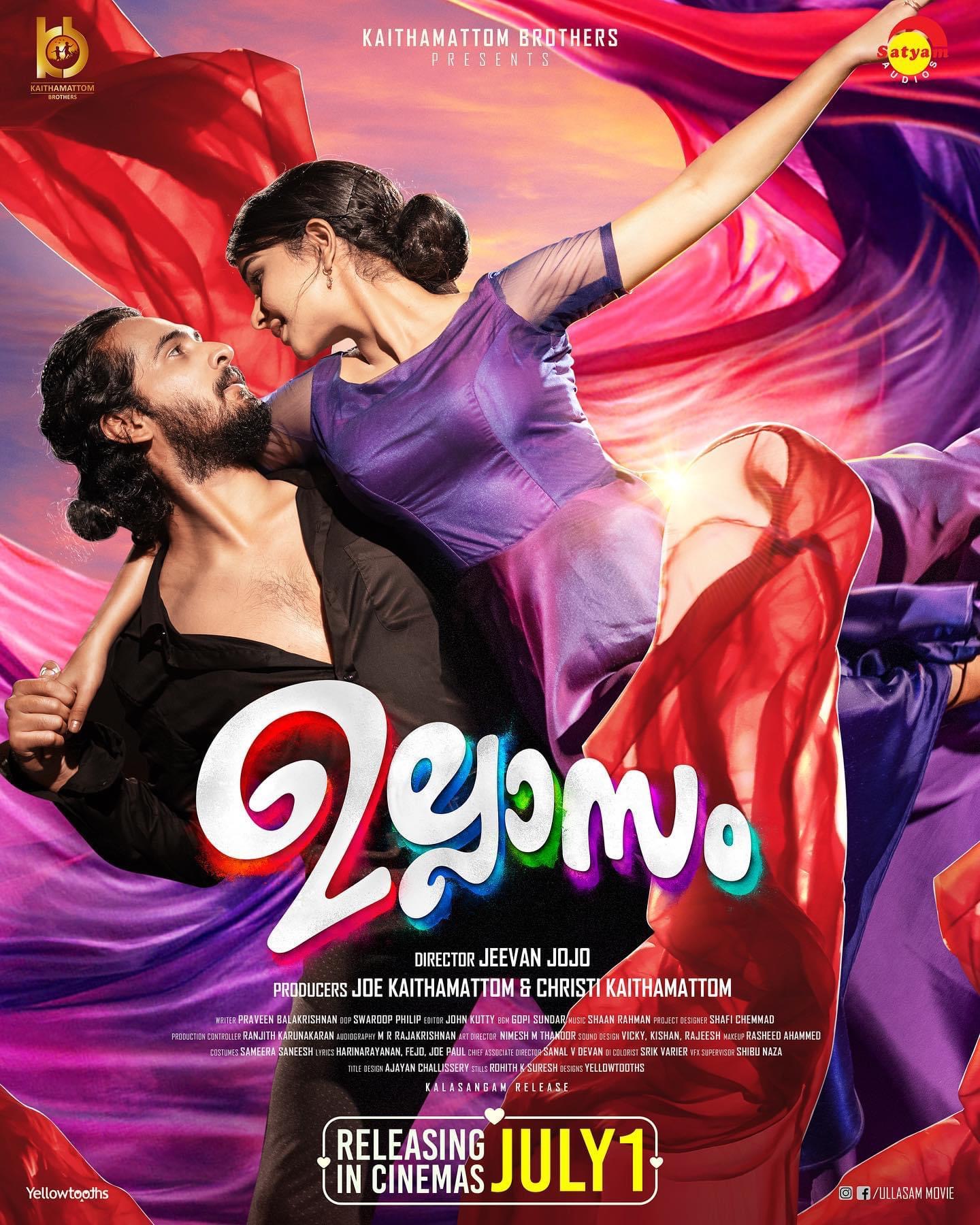 Ullasam (2022) 720p HQ PreDVDRip Full Malayalam Movie [1.4GB]