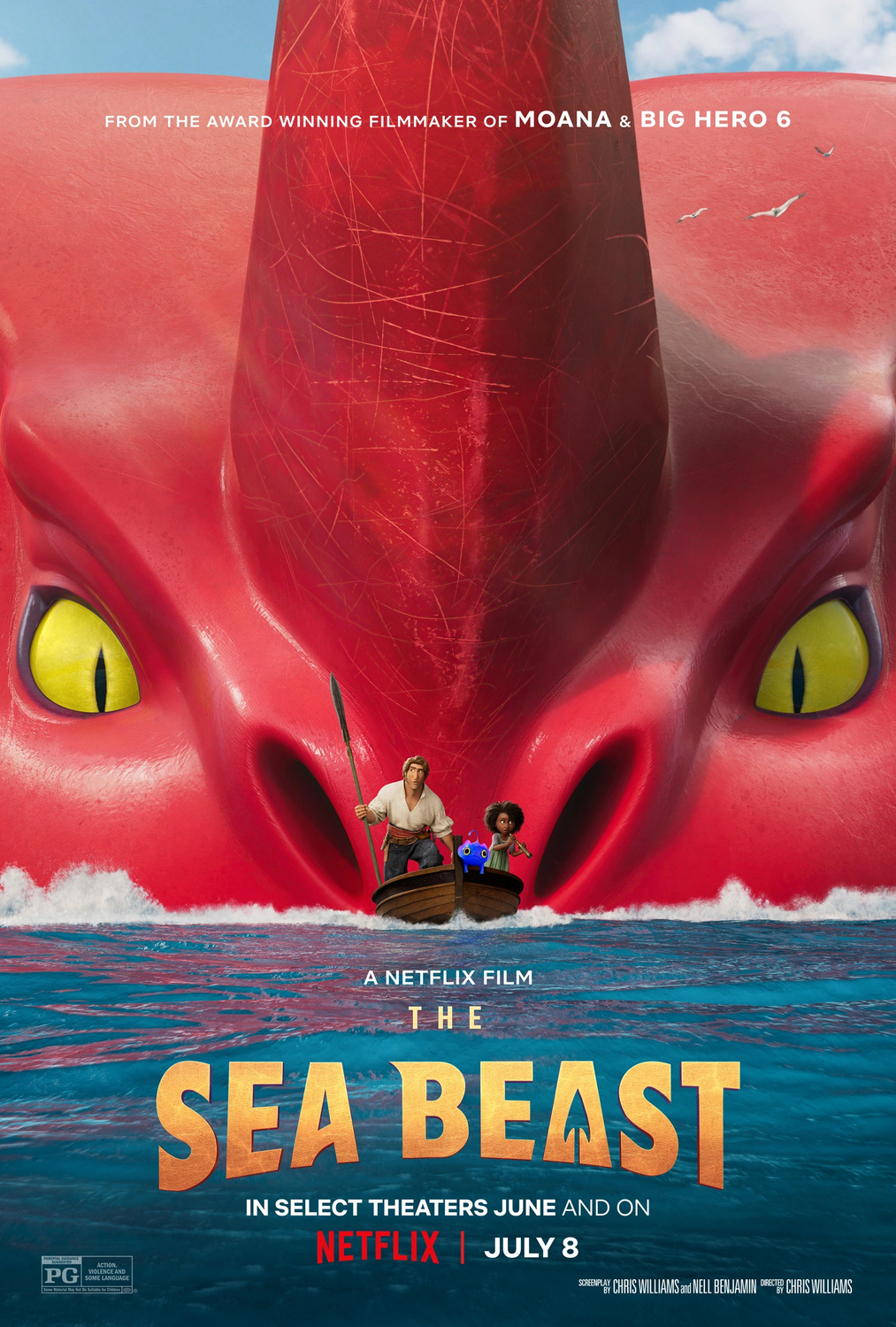 The Sea Beast (2022) ORG Hindi Dual Audio 720p NF HDRip ESubs 1.1GB Download