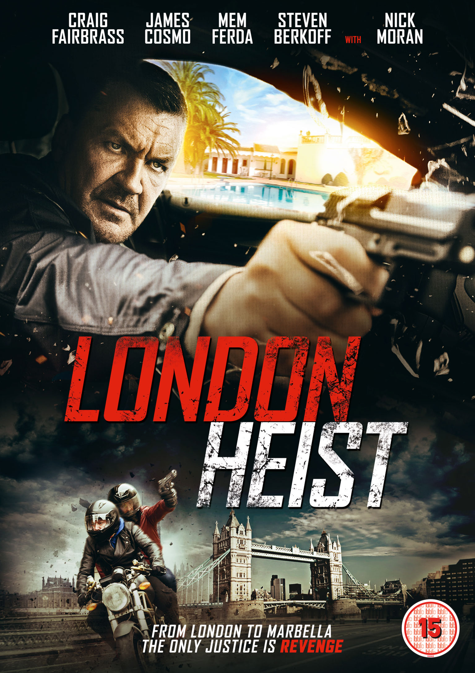 London Heist 2017 Hindi ORG Dual Audio 720p BluRay ESub 850MB x264 AAC