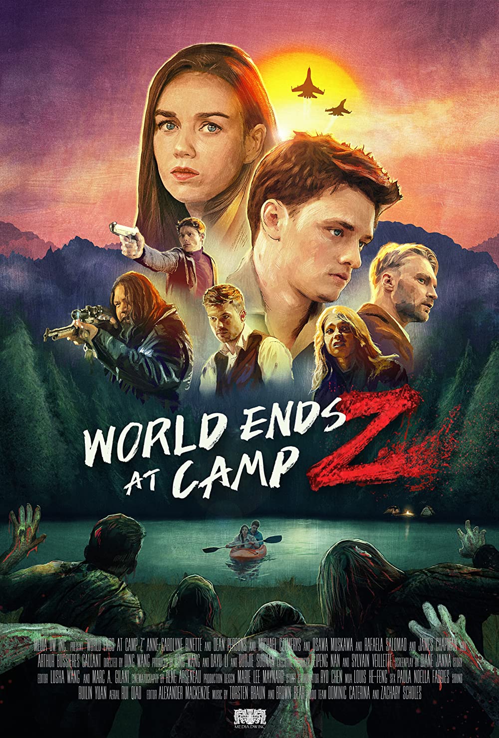 Download World Ends at Camp Z 2022 English Movie 480p HDRip 300MB