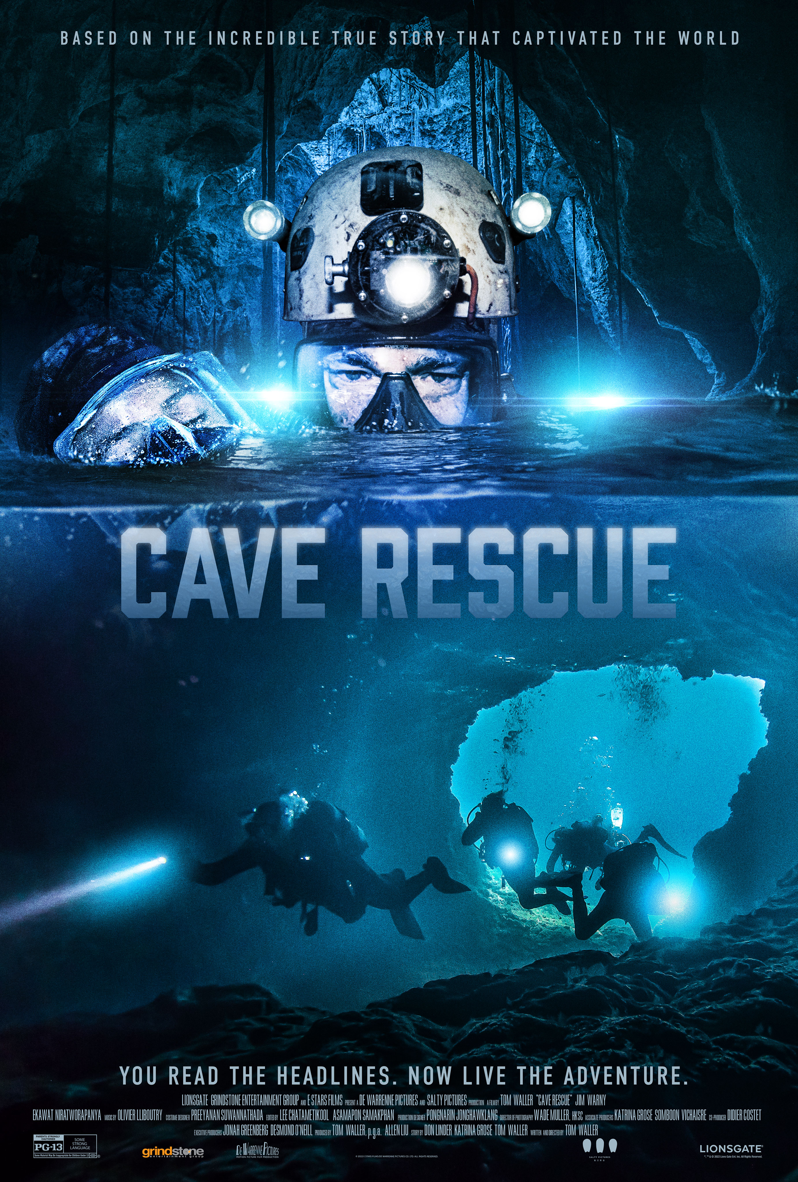 Download Cave Rescue 2022 English Movie 720p HDRip ESub 800MB