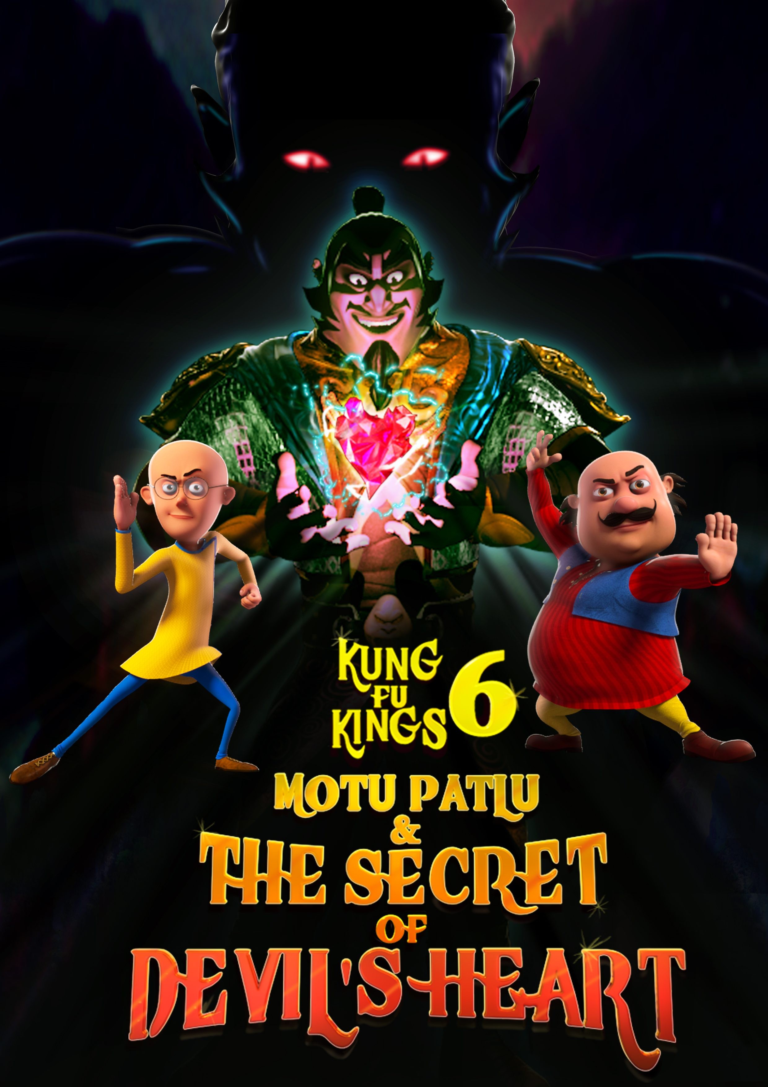 Motu Patlu and the Secret of Devils Heart (2022) 480p HDRip Hindi ORG Multi Audio Movie [400MB]