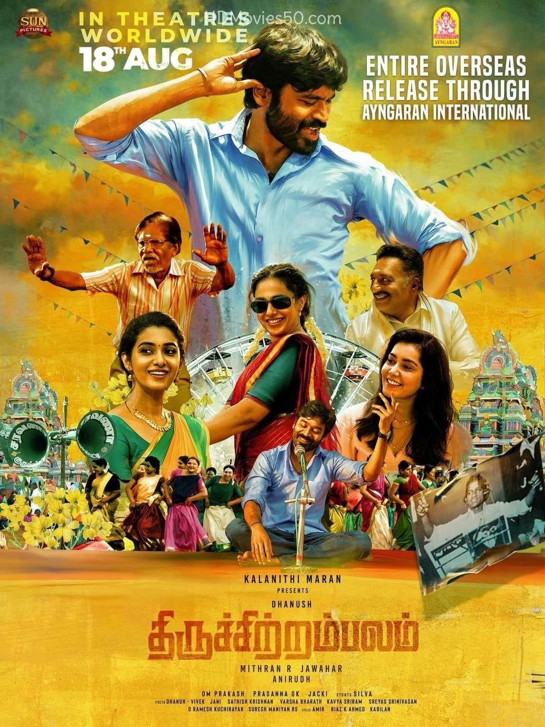 Download Thiruchitrambalam 2022 Tamil Movie 1080p HDRip HC-ESub 2.6GB