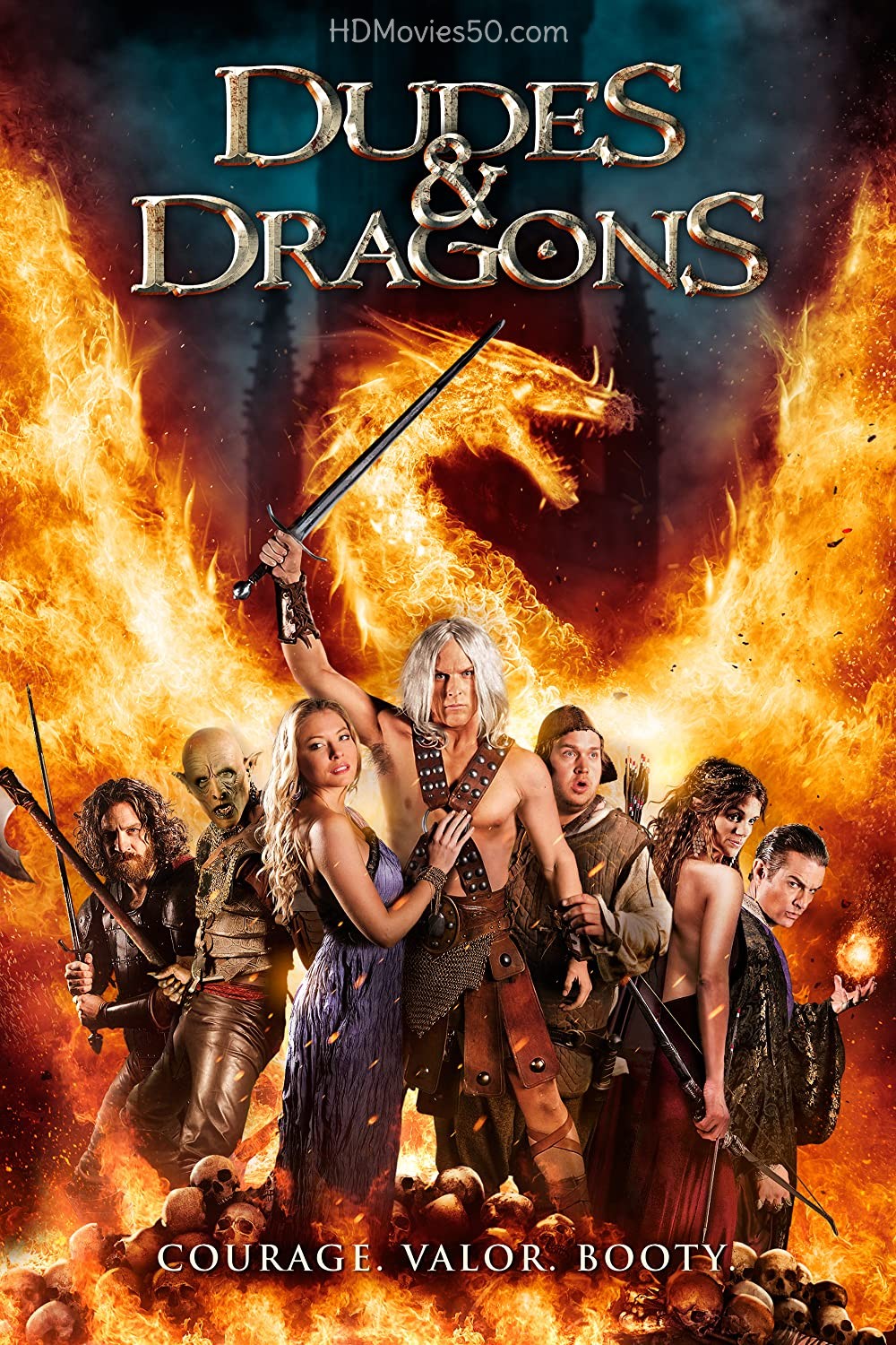 Dudes & Dragons (2015) 480p HDRip Hindi ORG Dual Audio Movie ESubs [400MB]