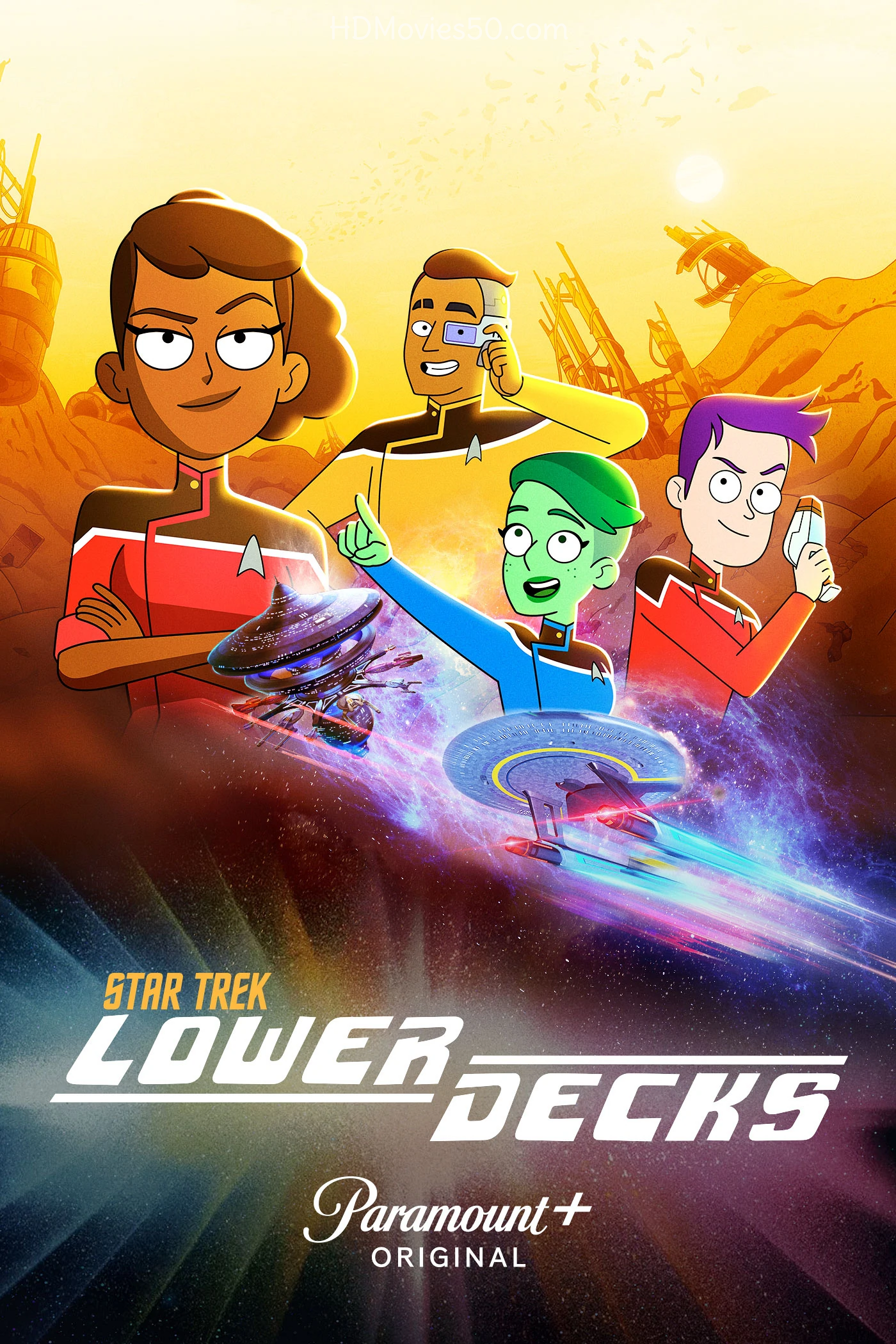 Star Trek Lower Decks (2022) S02 480p HDRip Hindi Dubbed AMZN Series [1GB]