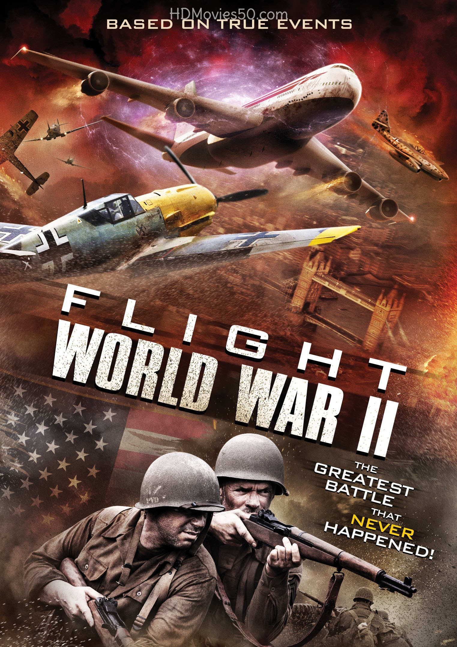 Flight World War II 2015 Hindi ORG Dual Audio 480p BluRay 305MB Download