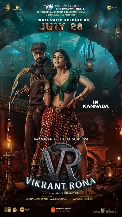Vikrant Rona (2022) 1080p HDRip Full Kannada Movie ZEE5 ESubs [2.8GB]