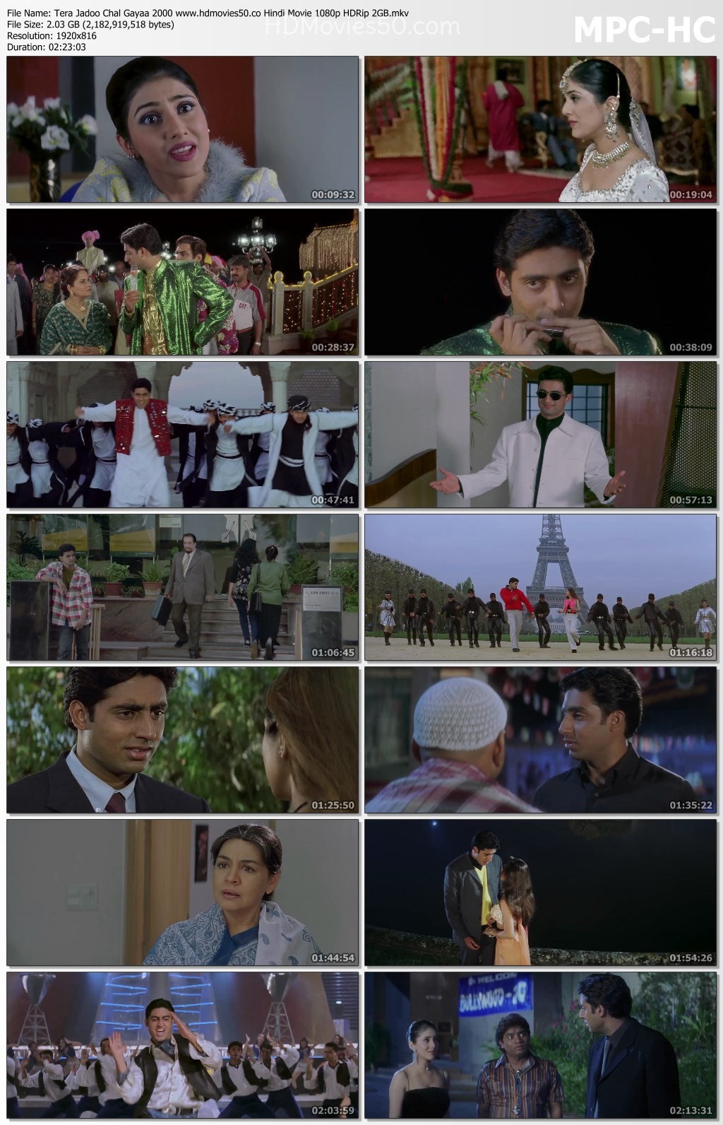 Tera Jadoo Chal Gayaa 2000 Hindi Movie 1080p HDRip 2.01GB Download