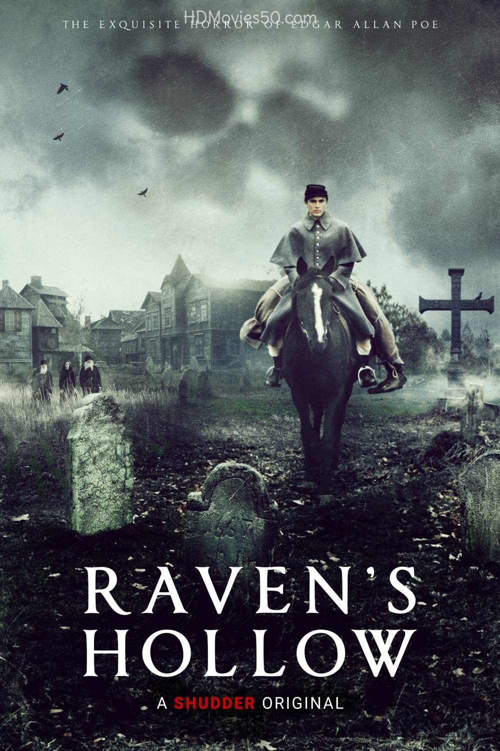 Download Ravens Hollow 2022 English Movie 720p AMZN HDRip ESub 800MB