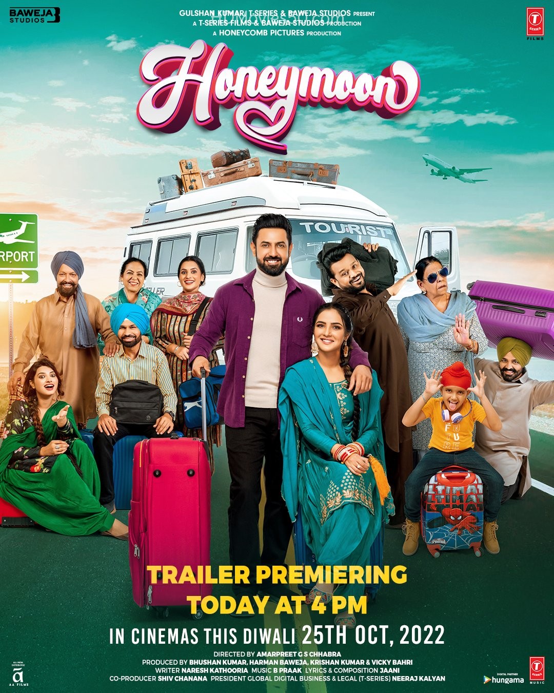 Honeymoon 2022 Hindi Movie Official Trailer 1080p | 720p HDRip 32MB Download