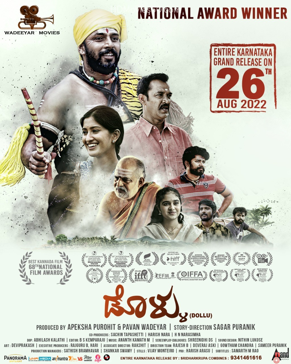 Dollu 2022 Kannada Movie 480p HDRip ESub 302MB Download