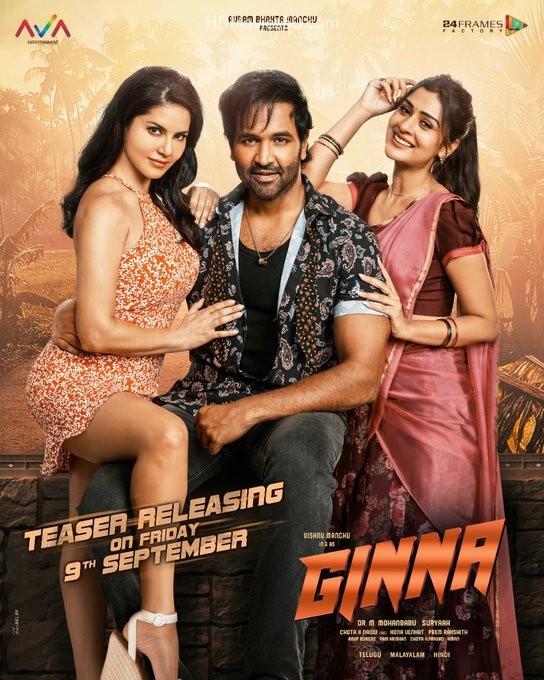 Ginna 2022 Telugu 1080p HQ PreDVDRip 1.91GB Download