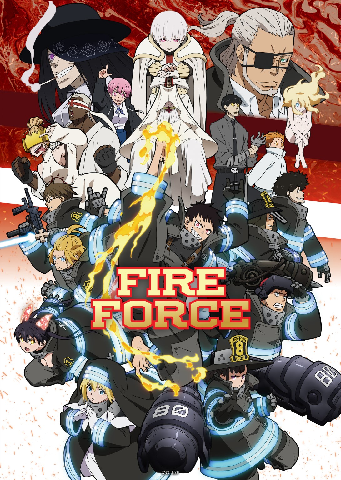 Fire Force (2019) S01E01 720p HDRip Hindi ORG Dual Audio Series ESubs [200MB]