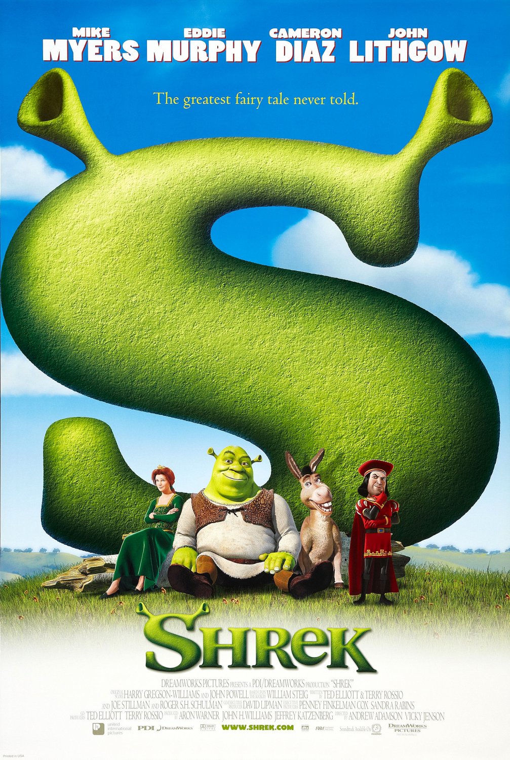 Shrek 2001 Dual Audio Hindi ORG 400MB BluRay 480p MSub Download