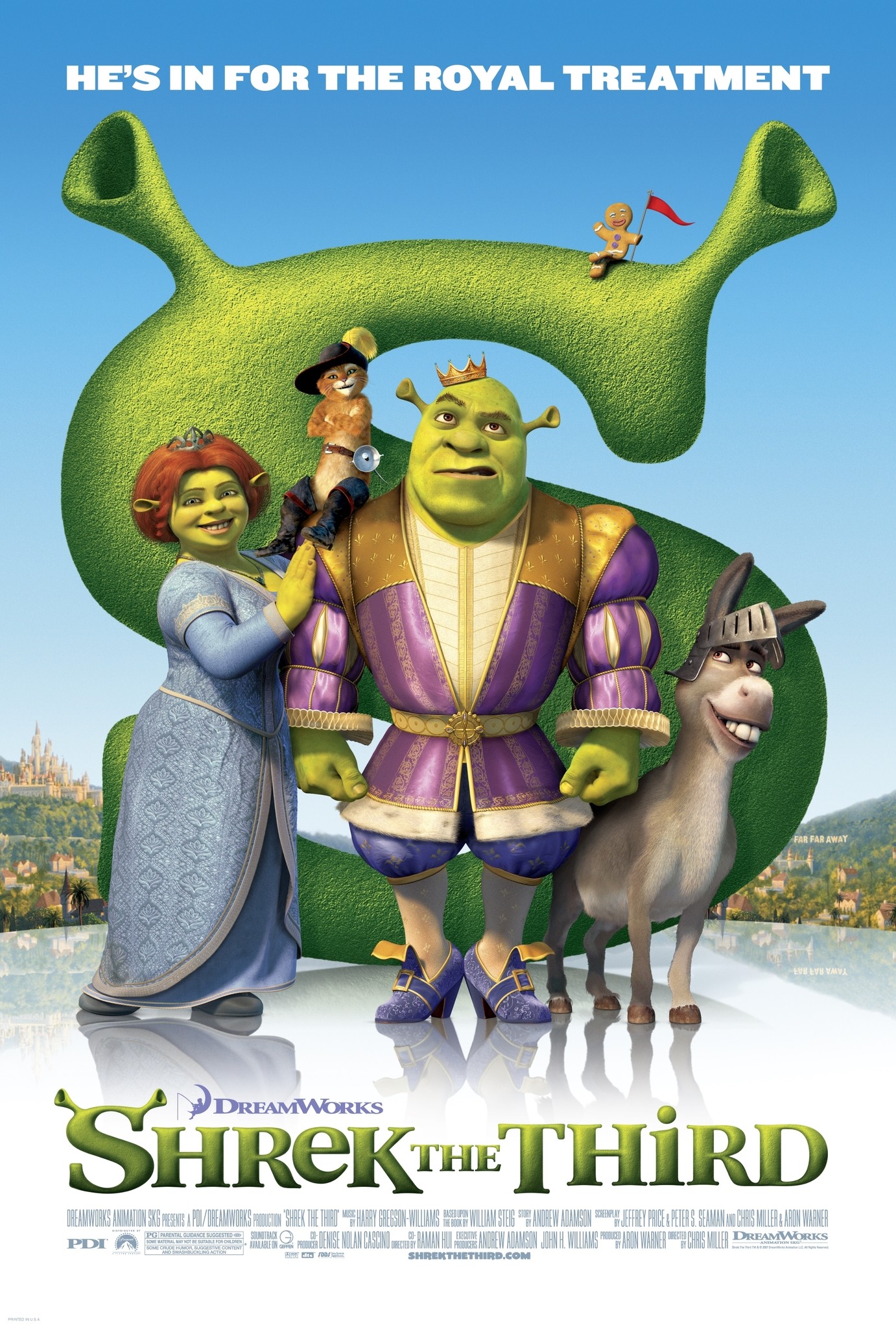 Shrek the Third 2007 Dual Audio Hindi ORG 1080p BluRay MSub 1.8GB Download