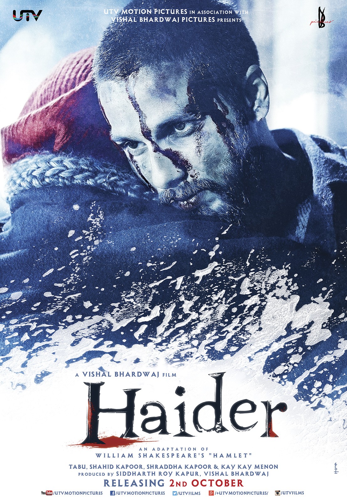 Haider 2014 Hindi Movie 1080p BluRay ESub 3.1GB Download