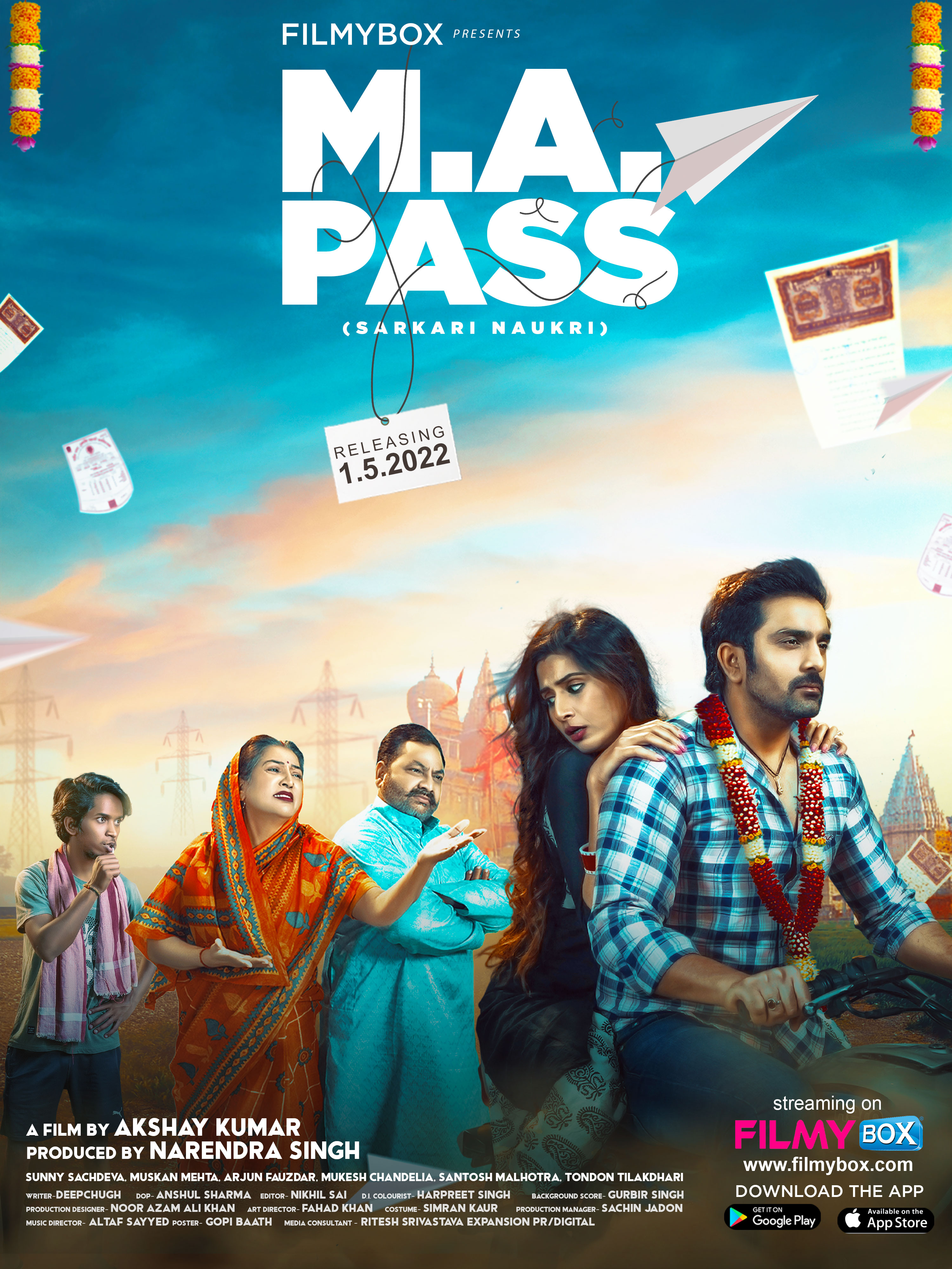 M.A. Pass (Sarkari Naukri) 2022 S01 FilmyBox Hindi Web Series 720p HDRip 900MB Download