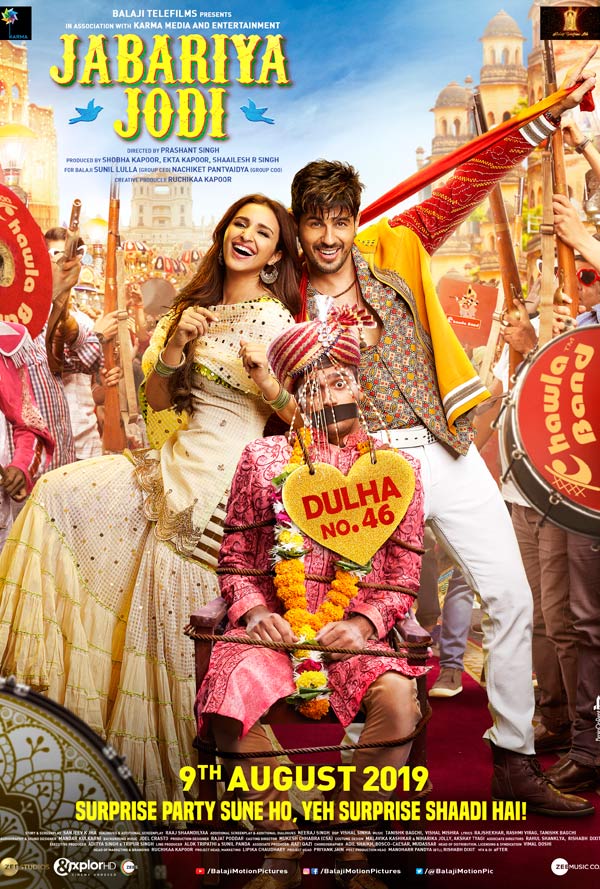 Jabariya Jodi 2019 Hindi Movie 400MB ZEE5 HDRip 480p Free Download