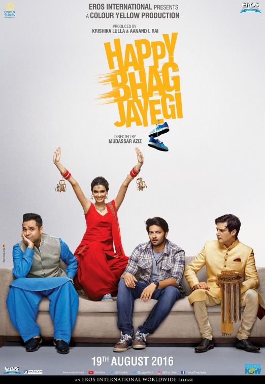 Happy Bhag Jayegi 2016 Hindi Movie 720p ZEE5 HDRip 1.1GB Download