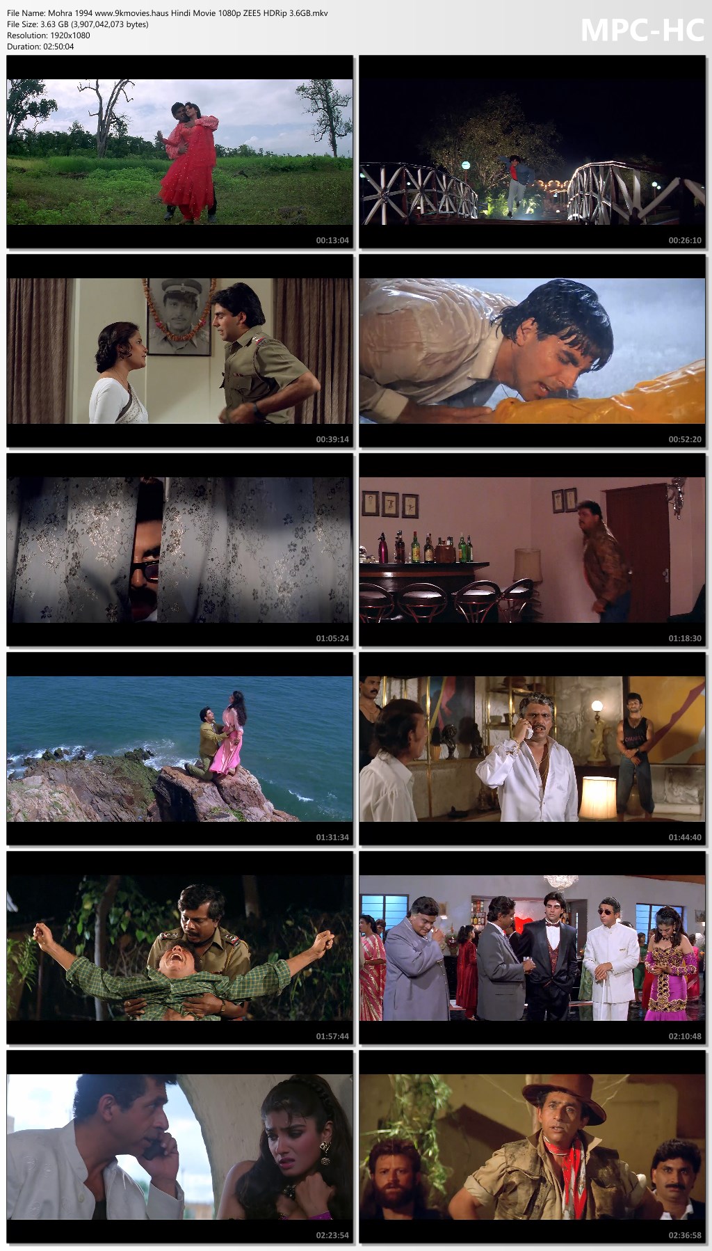 Mohra 1994 Hindi Full Movie 1080p ZEE5 HDRip 3.6GB | Moviespapa