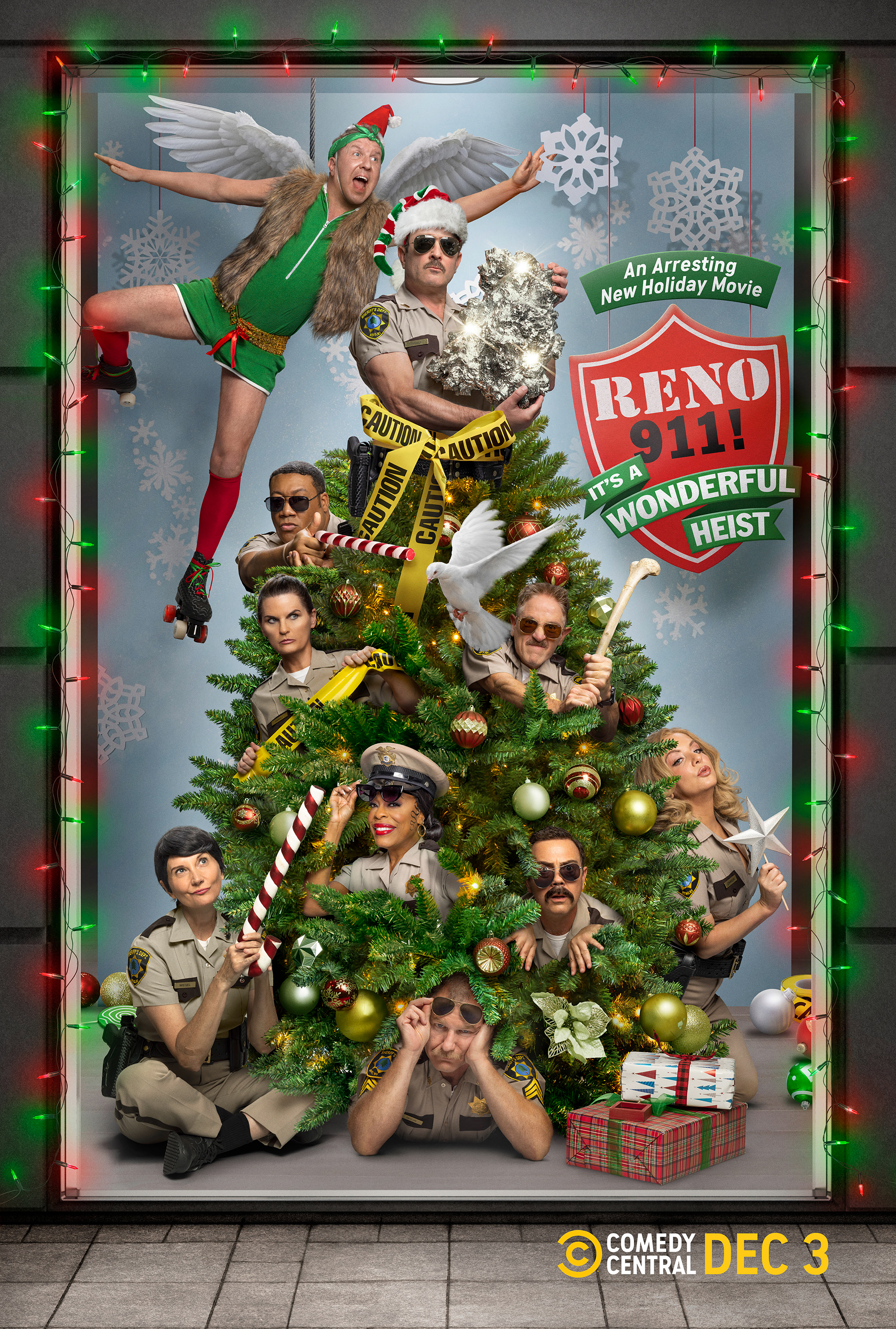 Reno 911 Its a Wonderful Heist 2022 English Movie 480p HDRip ESub 300MB Download