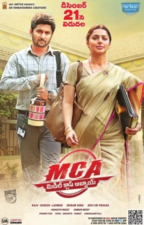 Middle Class Abbayi (MCA) (2017) 480p HDRip ORG Hindi Dubbed Movie [450MB]