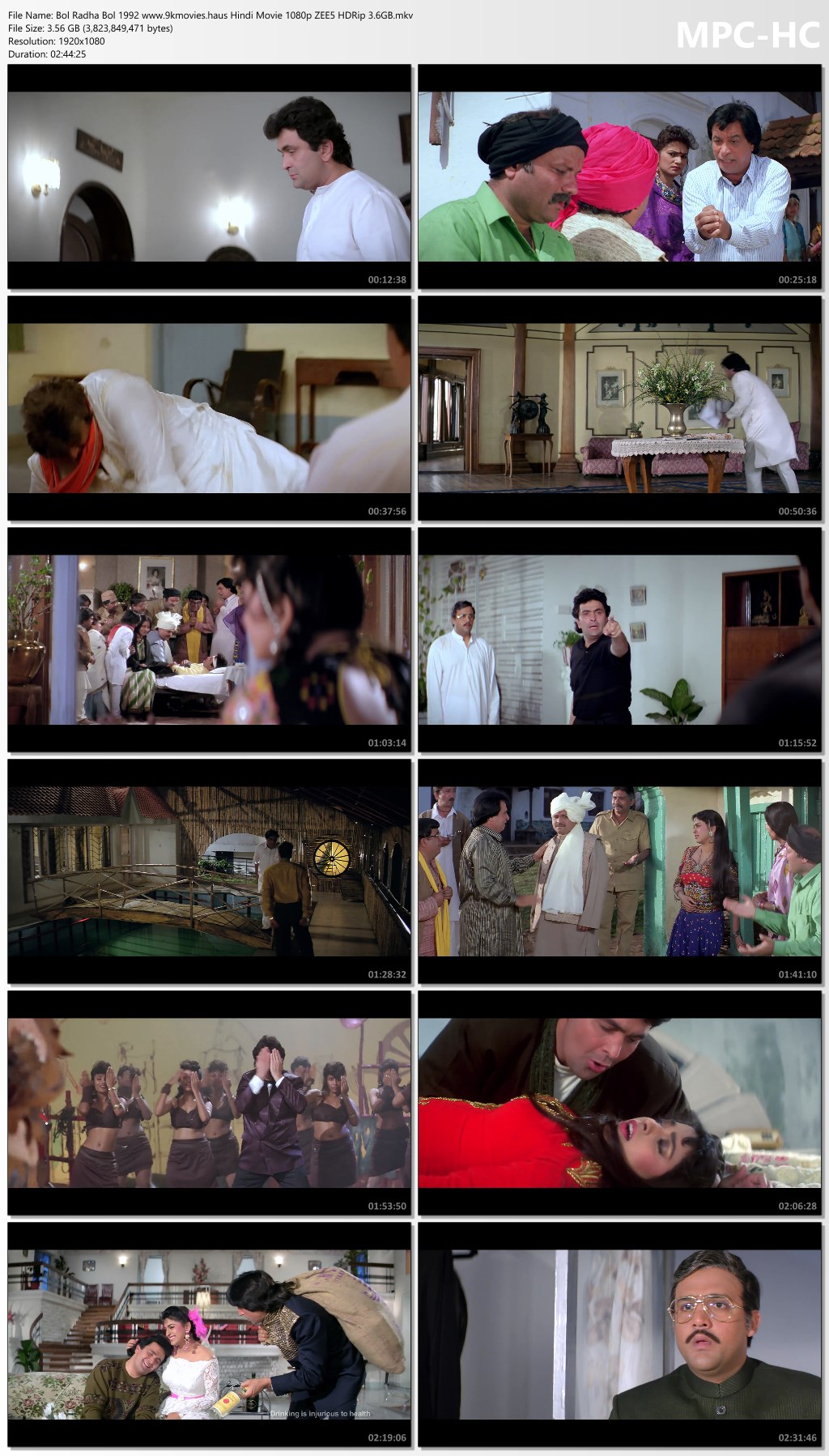 Bol Radha Bol 1992 Hindi Movie 480p ZEE5 HDRip Download