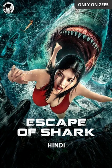 Escape of Shark (2021) 480p HDRip ORG Hindi Dubbed Movie ESubs [200MB]