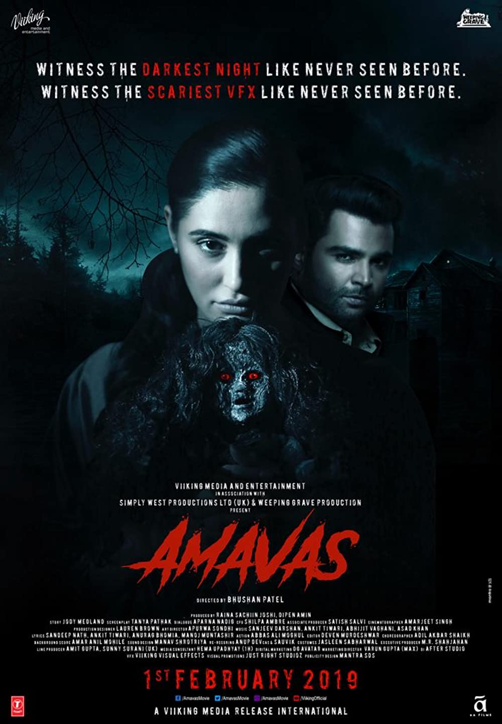 Download Amavas 2019 Hindi Movie 480p ZEE5 HDRip 400MB