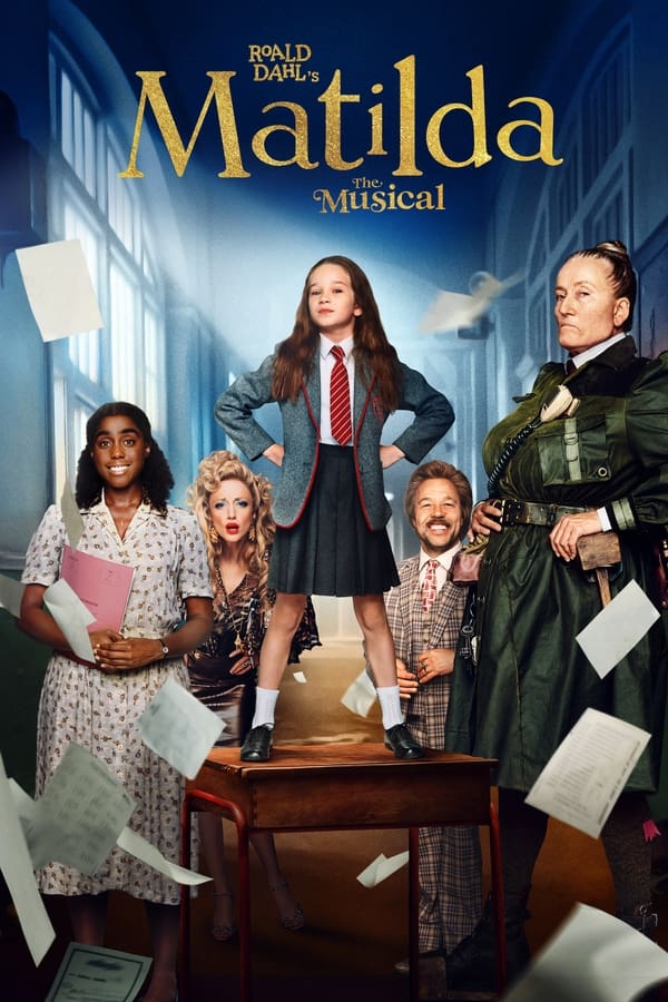 Roald Dahls Matilda the Musical (2022) 480p HDRip Hindi ORG Dual Audio Movie NF MSubs [400MB]