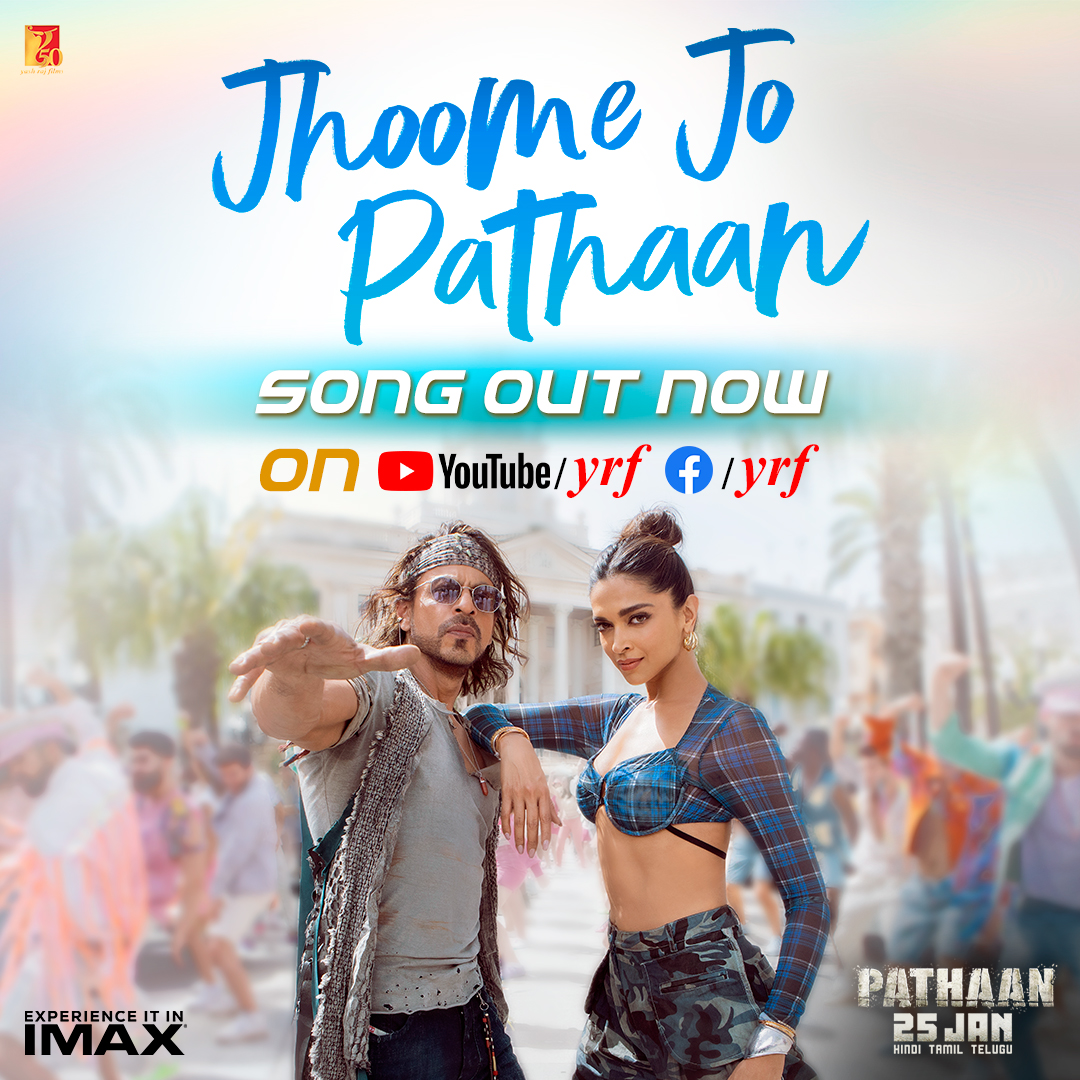 Jhoome Jo Pathaan (Pathaan) 2023 Hindi Movie Video Song 1080p | 720p HDRip 34MB Download