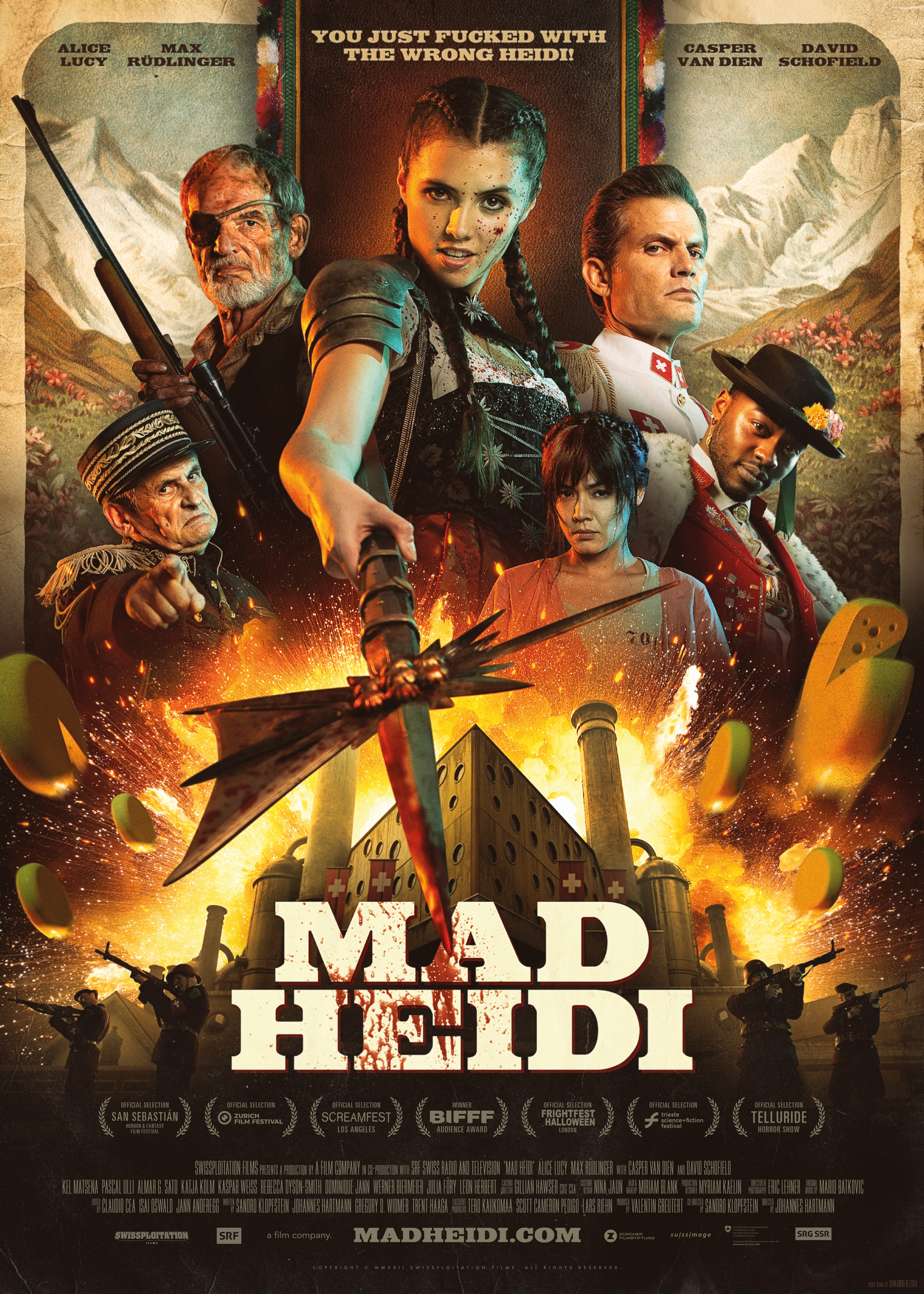 Mad Heidi 2022 English 720p HDRip MSub 800MB Download
