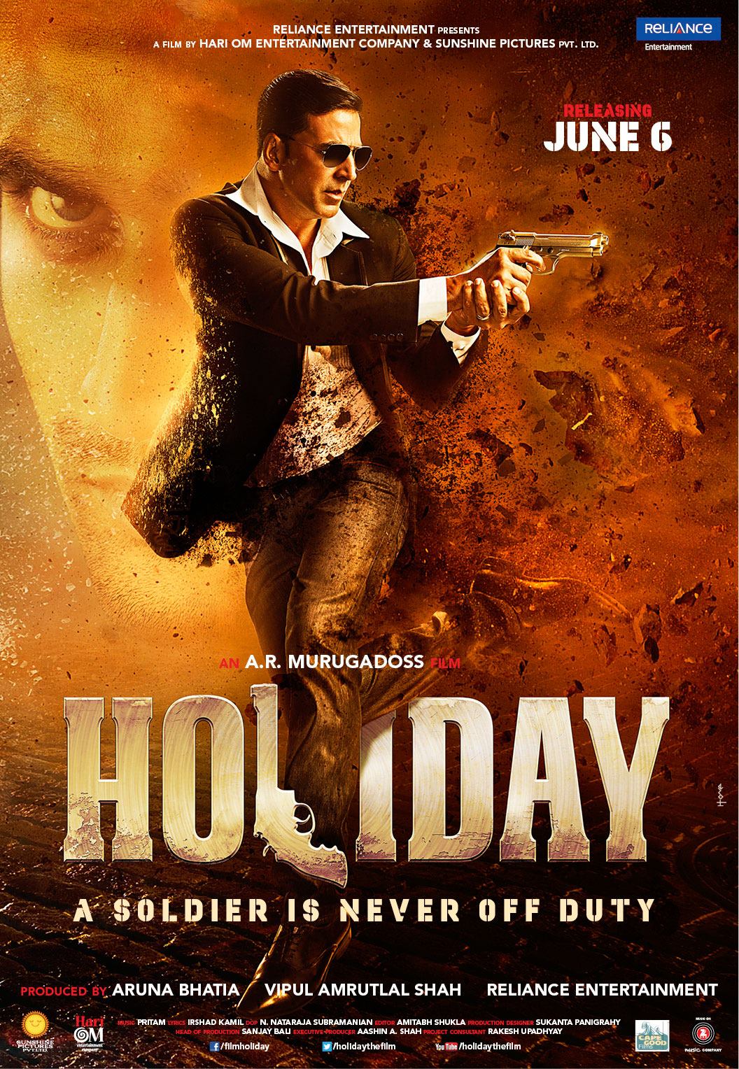 Holiday A Soldier Is Never Off Duty (2016) 480p HDRip Full Hindi Movie ZEE5 [500MB]