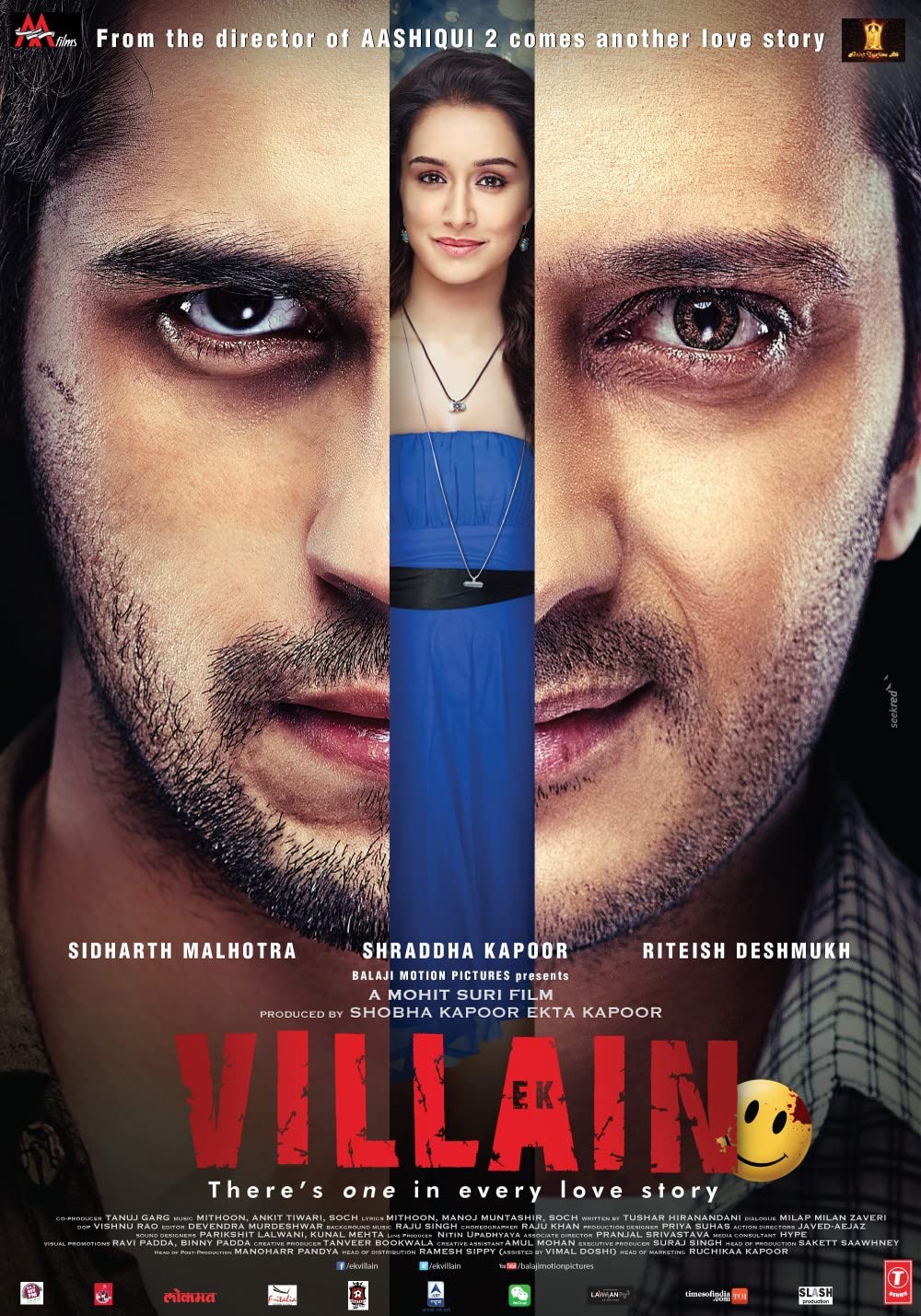 Ek Villain 2014 Hindi Movie 1080p-720p-480p HDRip Download