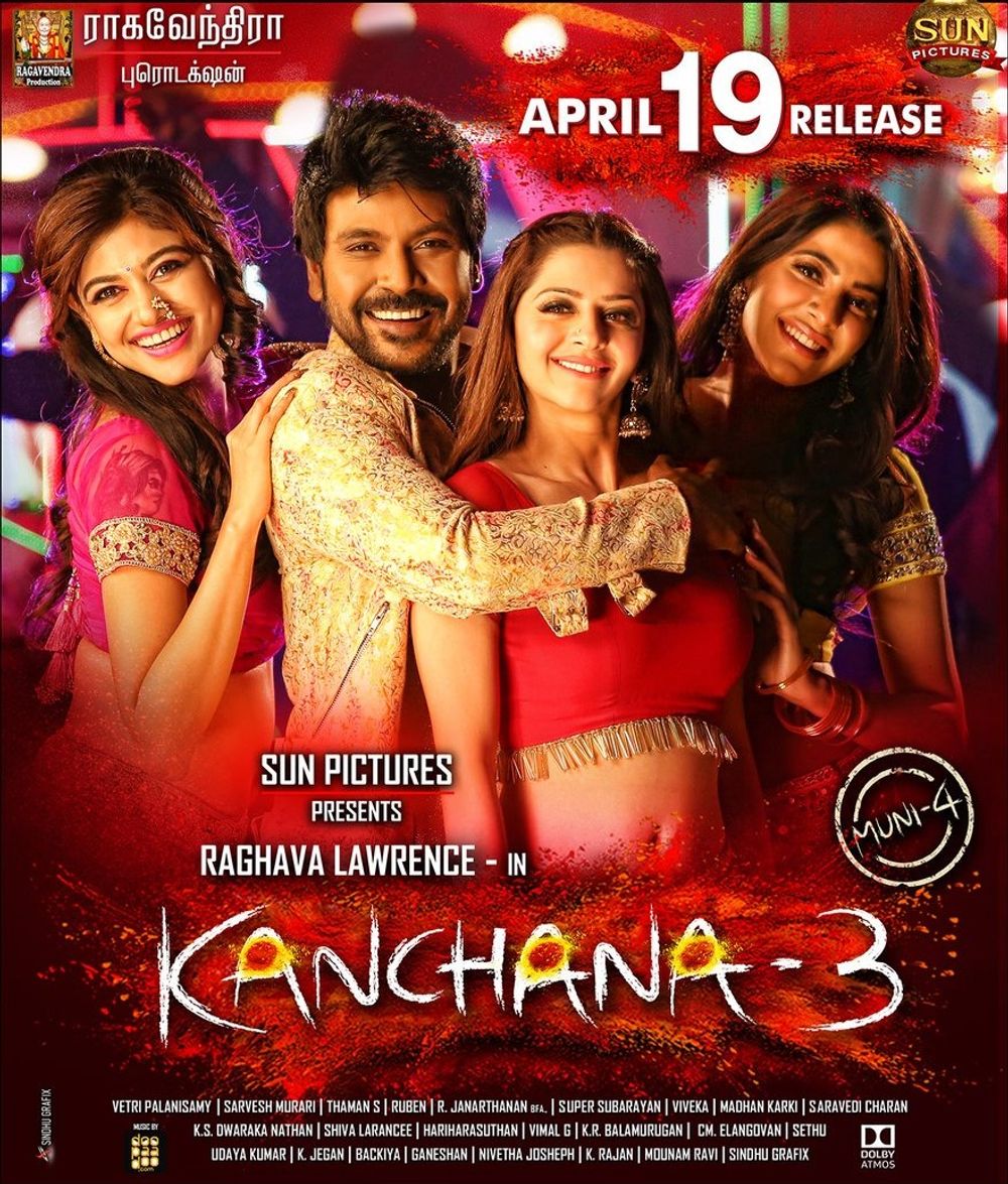 Kanchana 3 2019 Hindi Dubbed Full Movie 480p HDRip 400MB Download