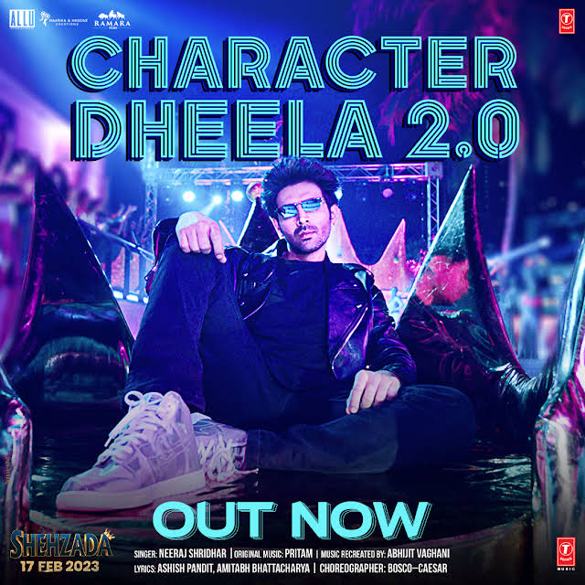Character Dheela 2.0 (Shehzada) 2023 Hindi Movie Video Song 1080p | 720p HDRip 30MB Download