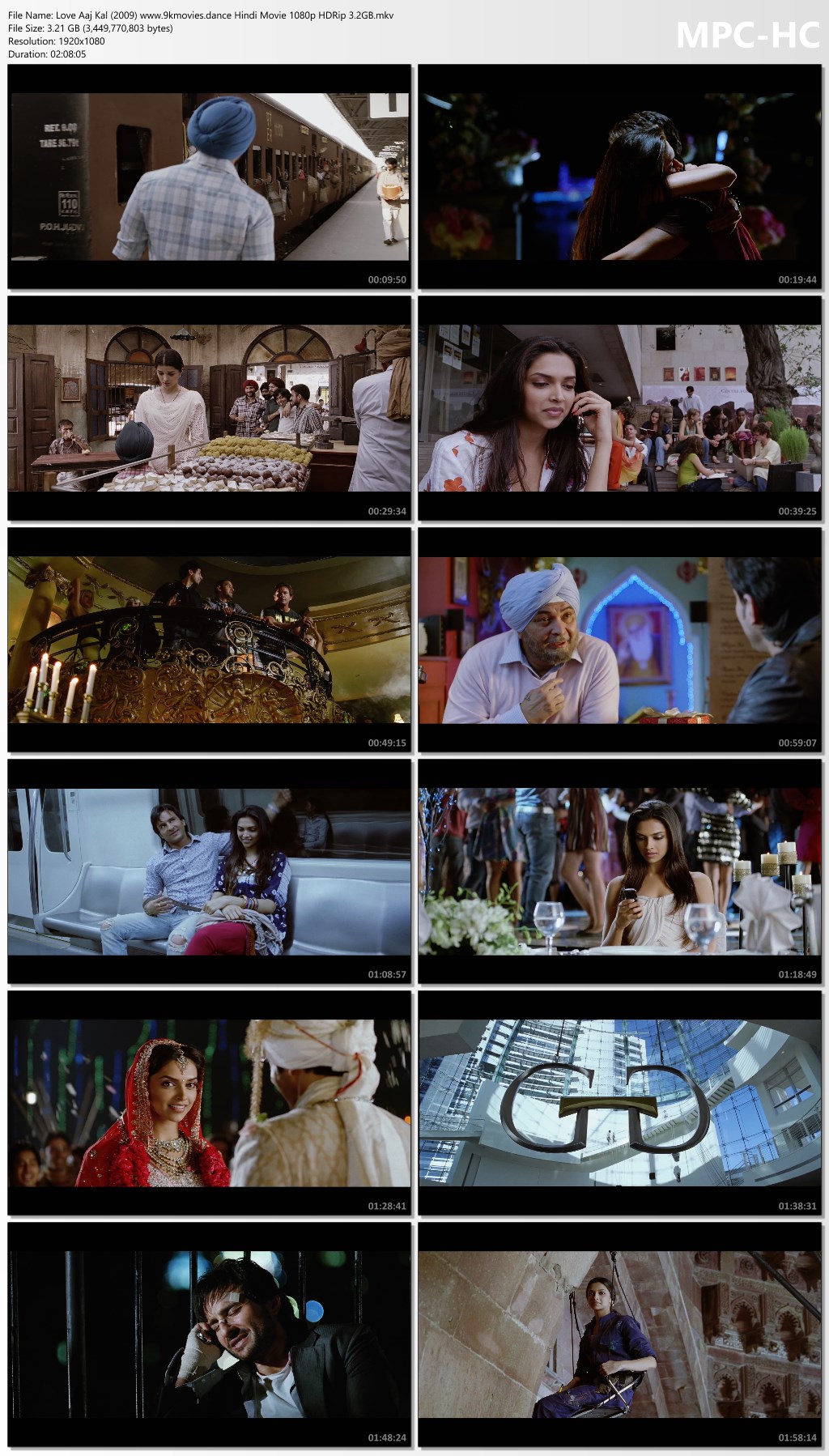 Love Aaj Kal 2009 www.9kmovies.dance Hindi Movie 1080p HDRip 3.2GB.mkv thumbs