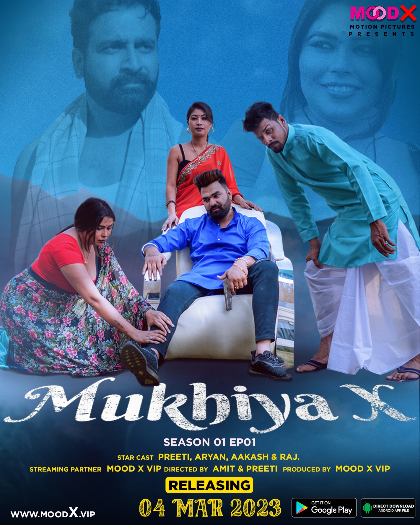 Download Mukhiya X 2023 S01E01 MoodX Hindi Web Series 720p HDRip 200MB